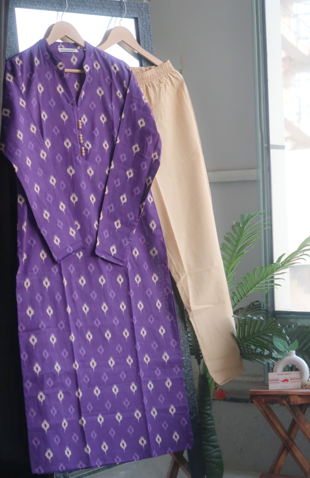 Ikat Elegance Suit Set