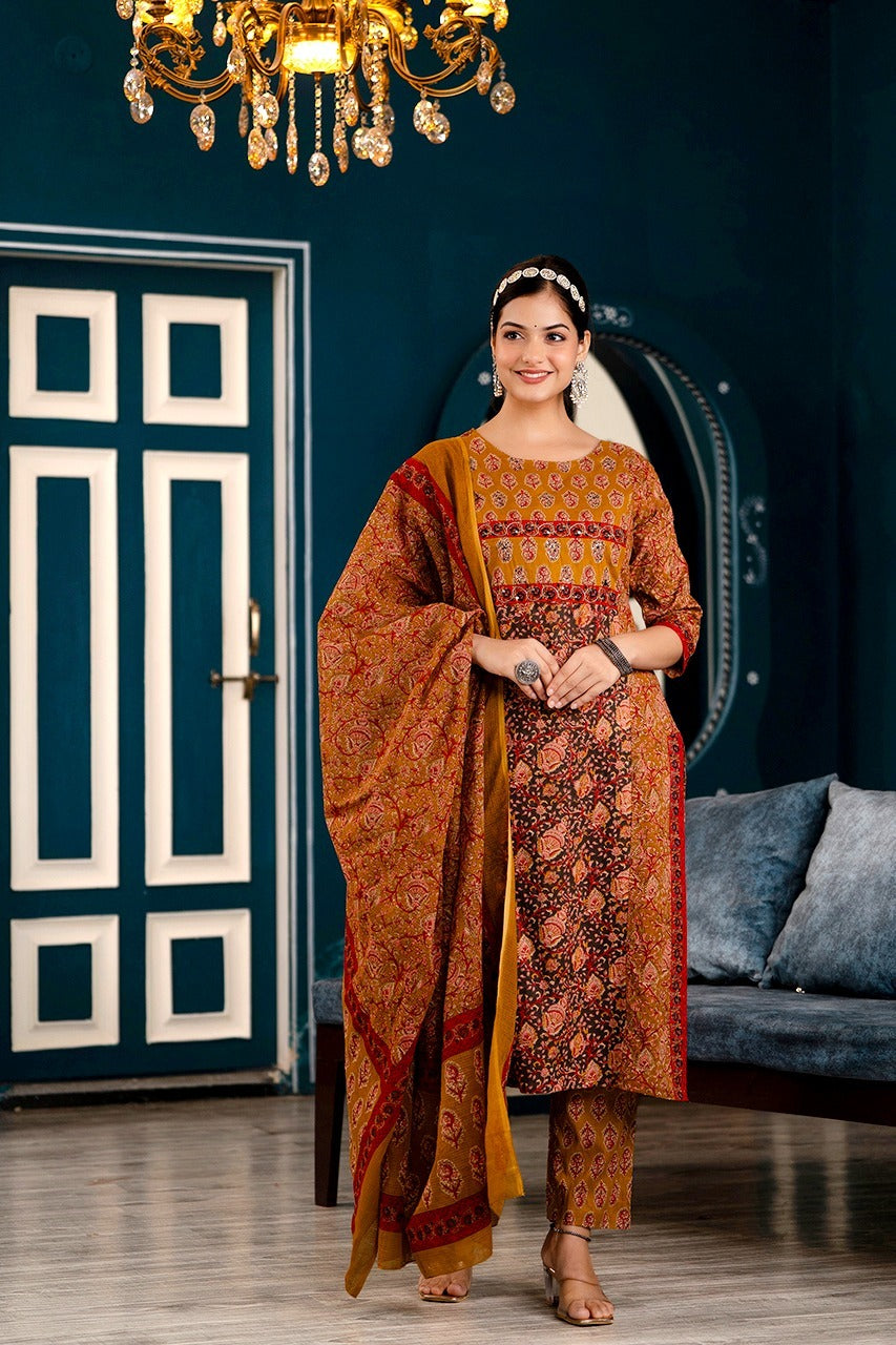 Golden Mosaic 3-piece Suit Set - EOFY SALE