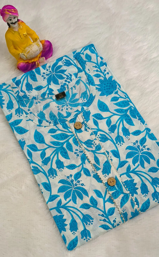 Women Pure Cotton Printed Kurti
