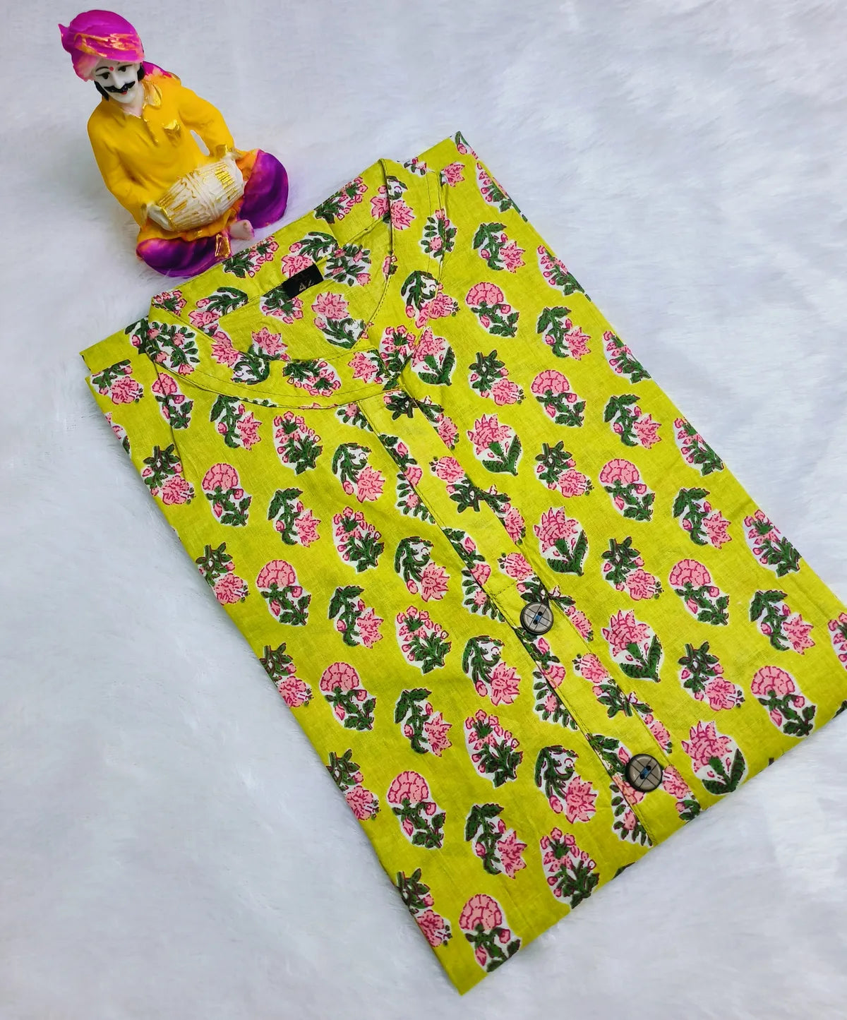 Women  Pure Cotton Printed Kurti