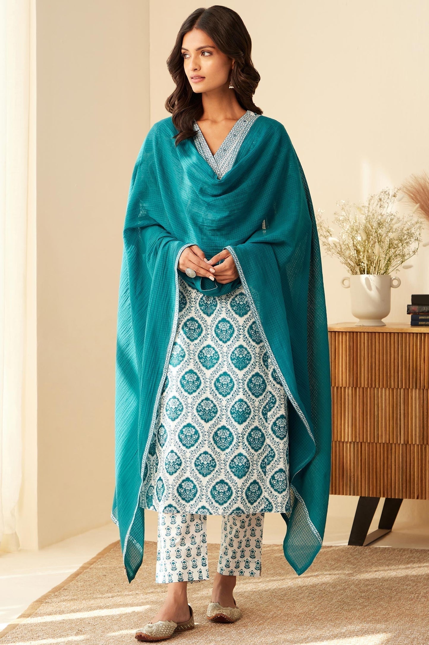 Rosheen Kiara Sanganeri Kurta