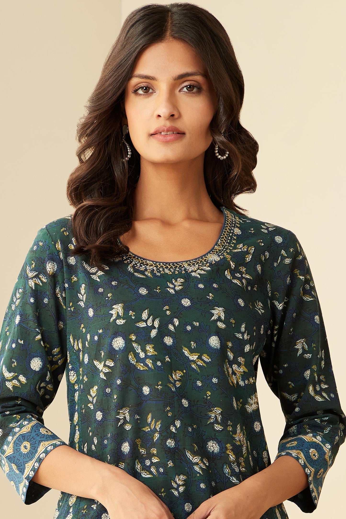 Sehra Samina Bagru Kurta