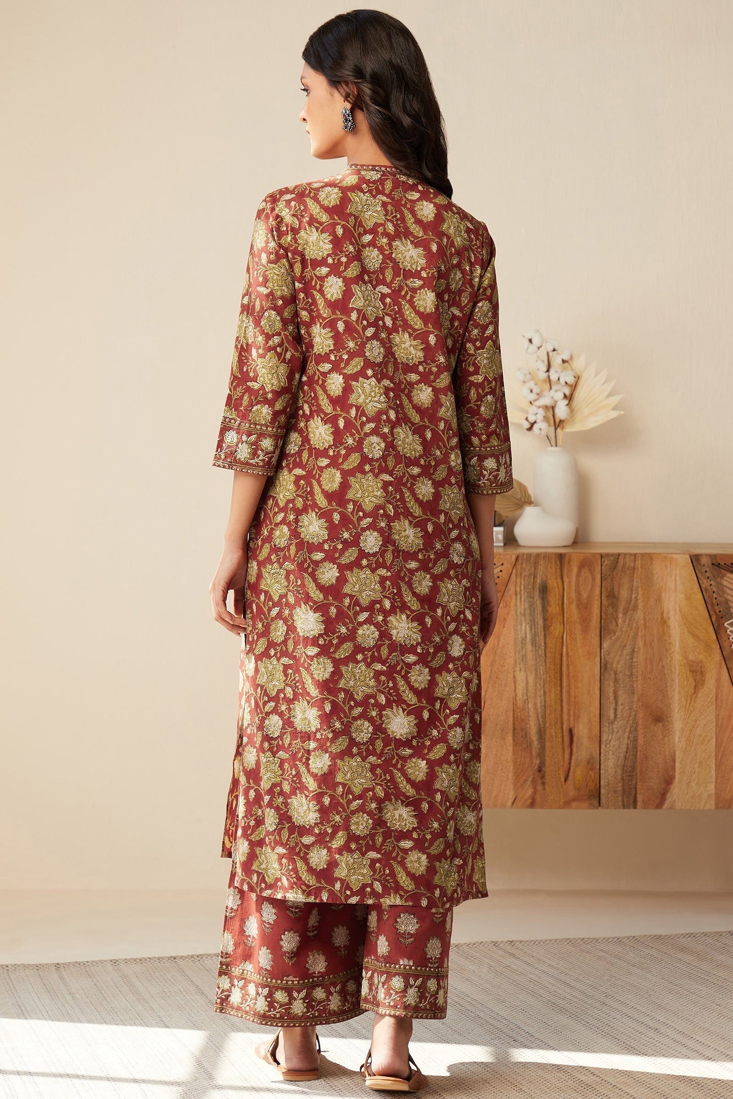 Sehra Zeenat Bagru Kurta