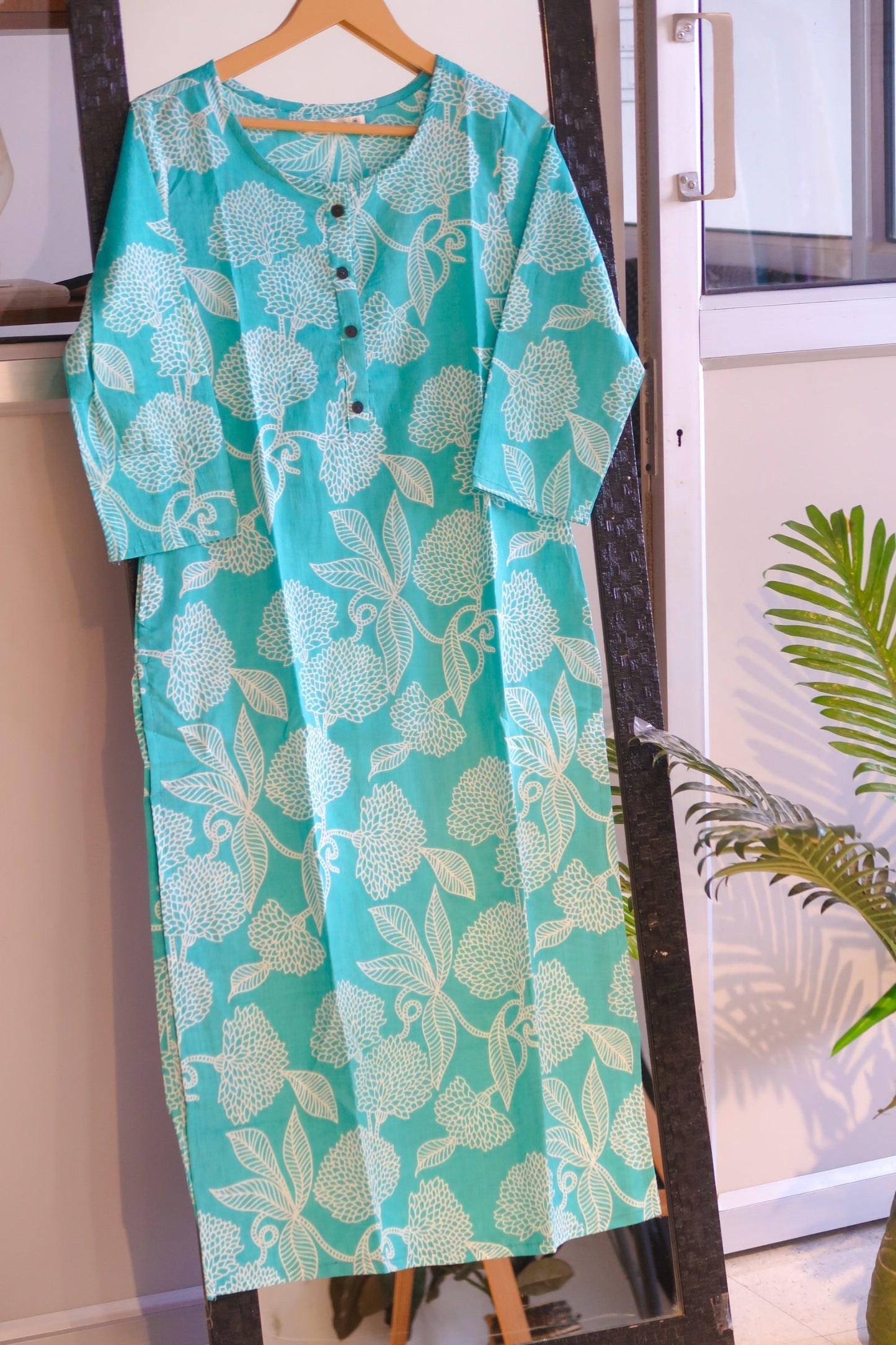 Abundance Blue Kurta - Daily Essential