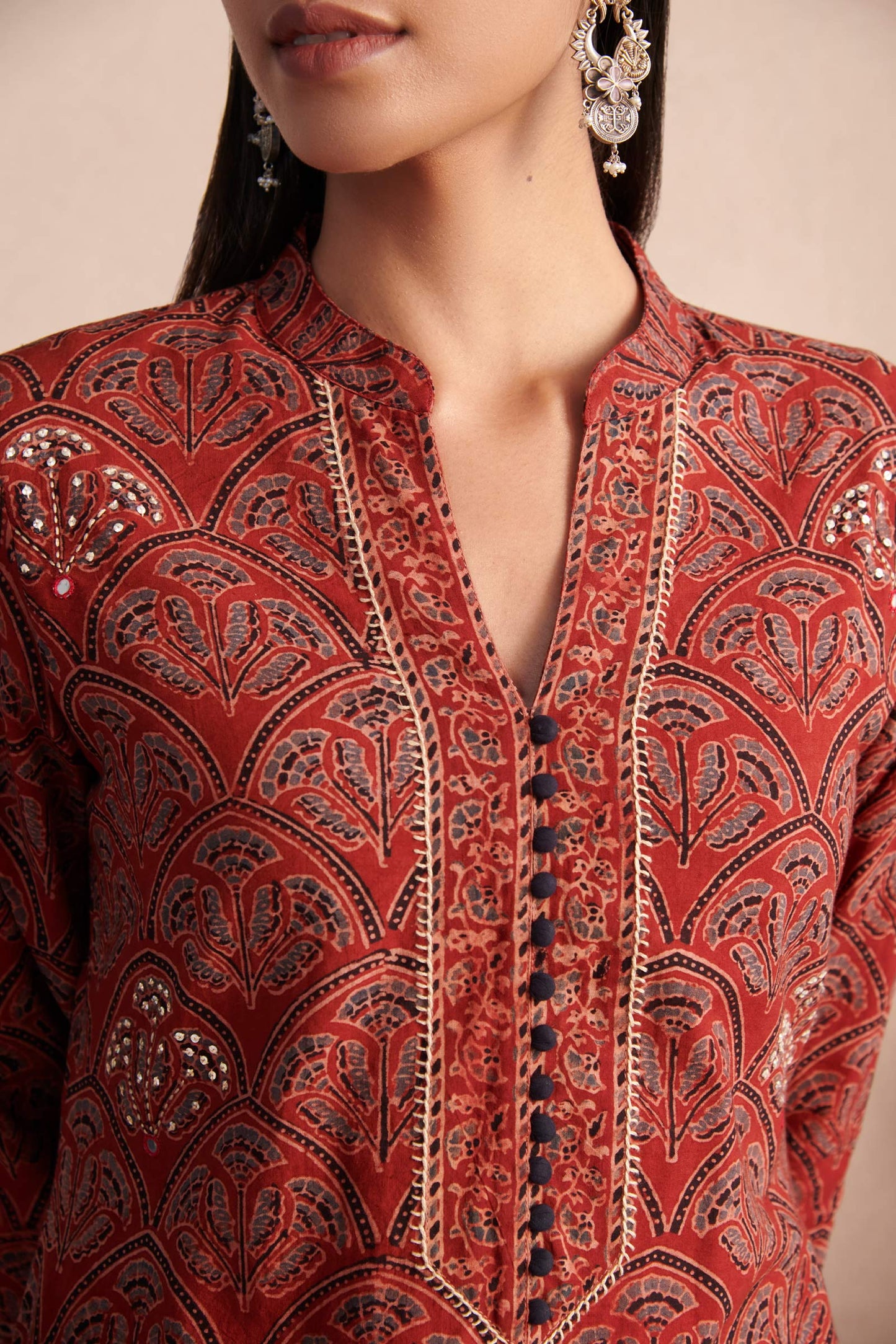 Sehra Samira Ajrak Kurta