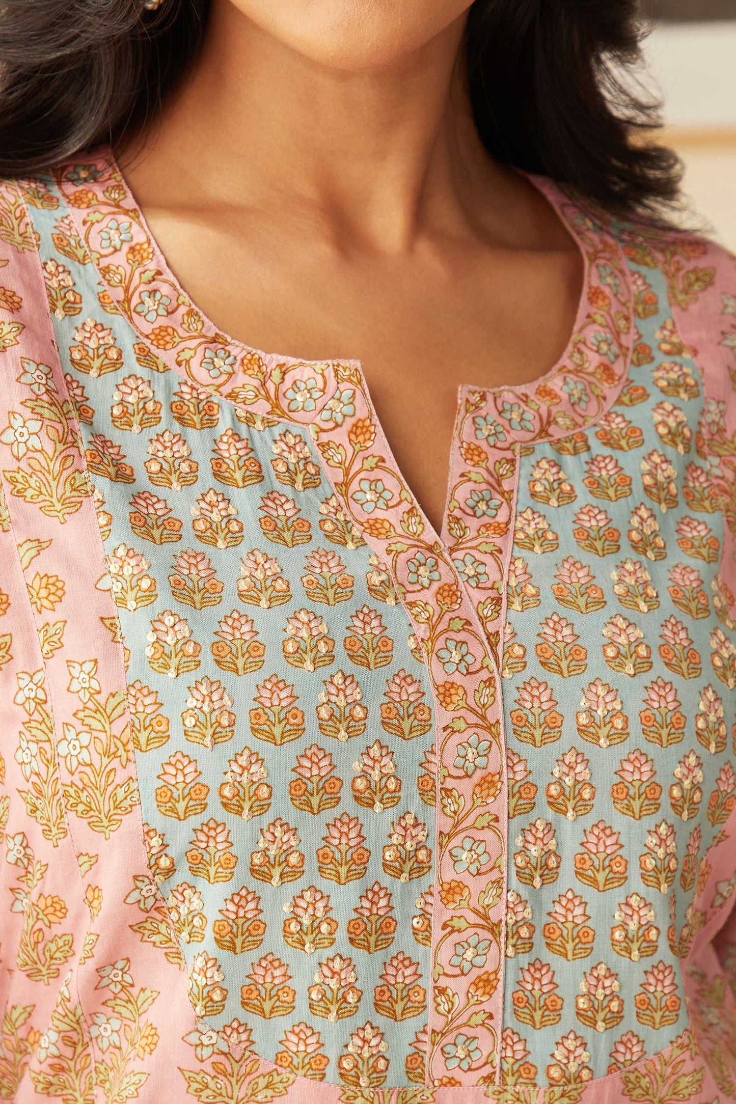 Mehrunissa Farah Sanganeri Kurta