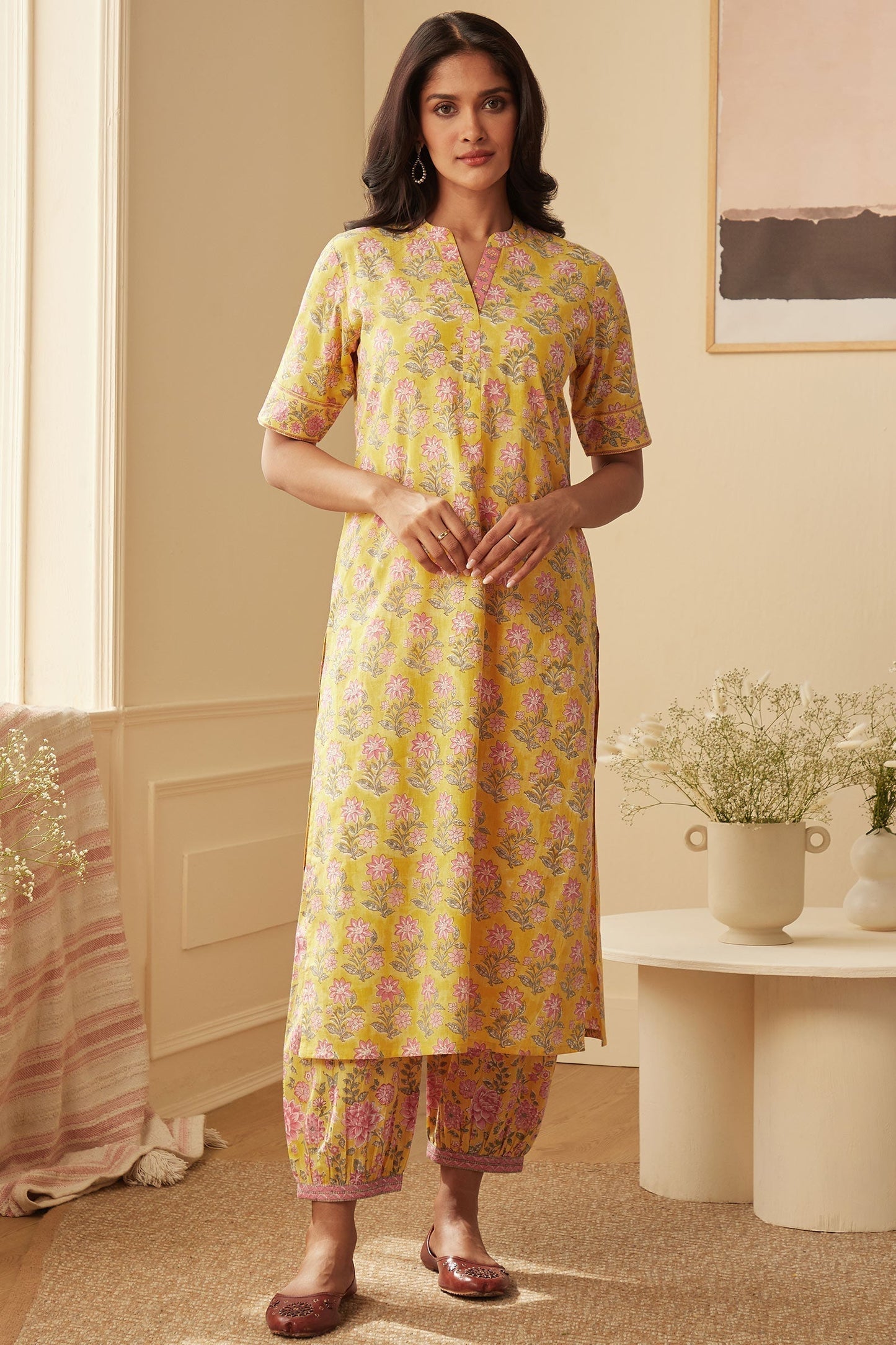 Rosheen Rehmat Sanganeri Kurta