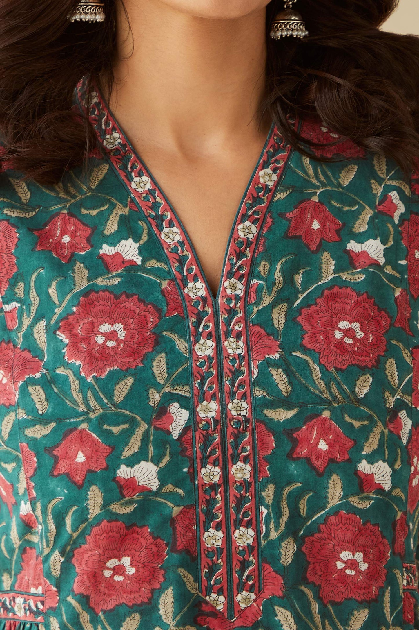 Zahira Farah Sanganeri Kurta