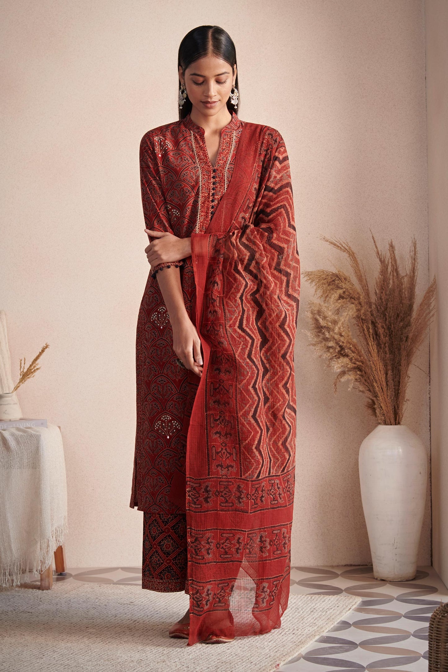 Sehra Samira Ajrak Kurta