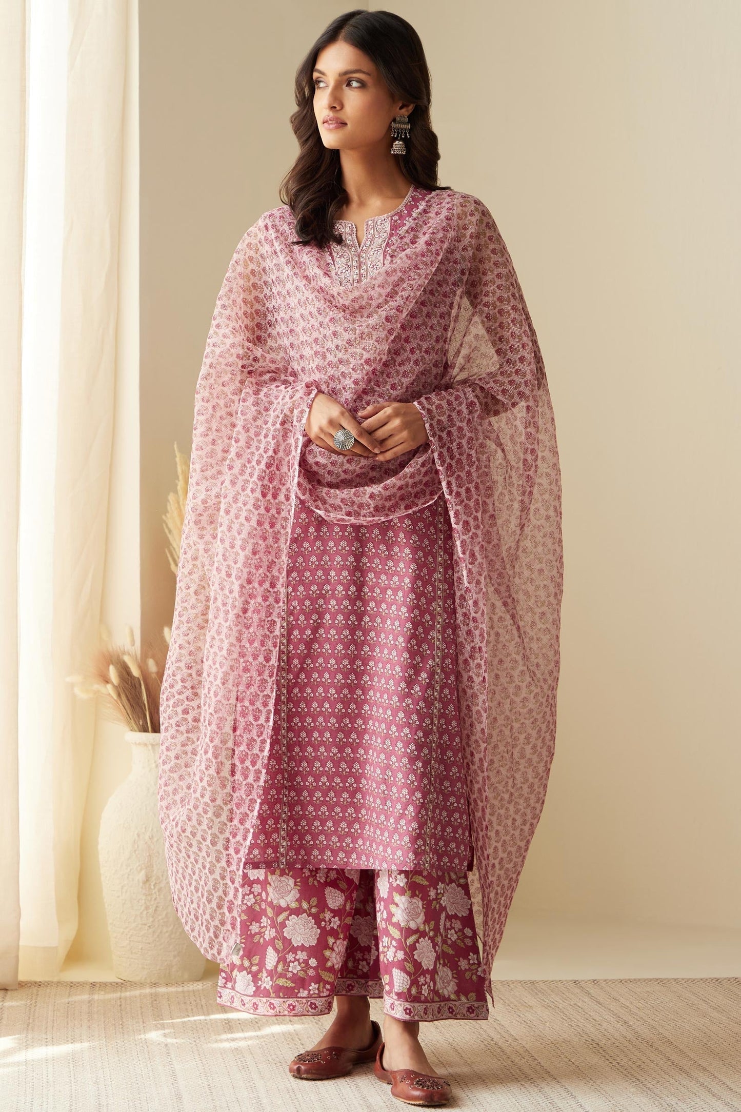 Rosheen Mahi Sanganeri Kurta