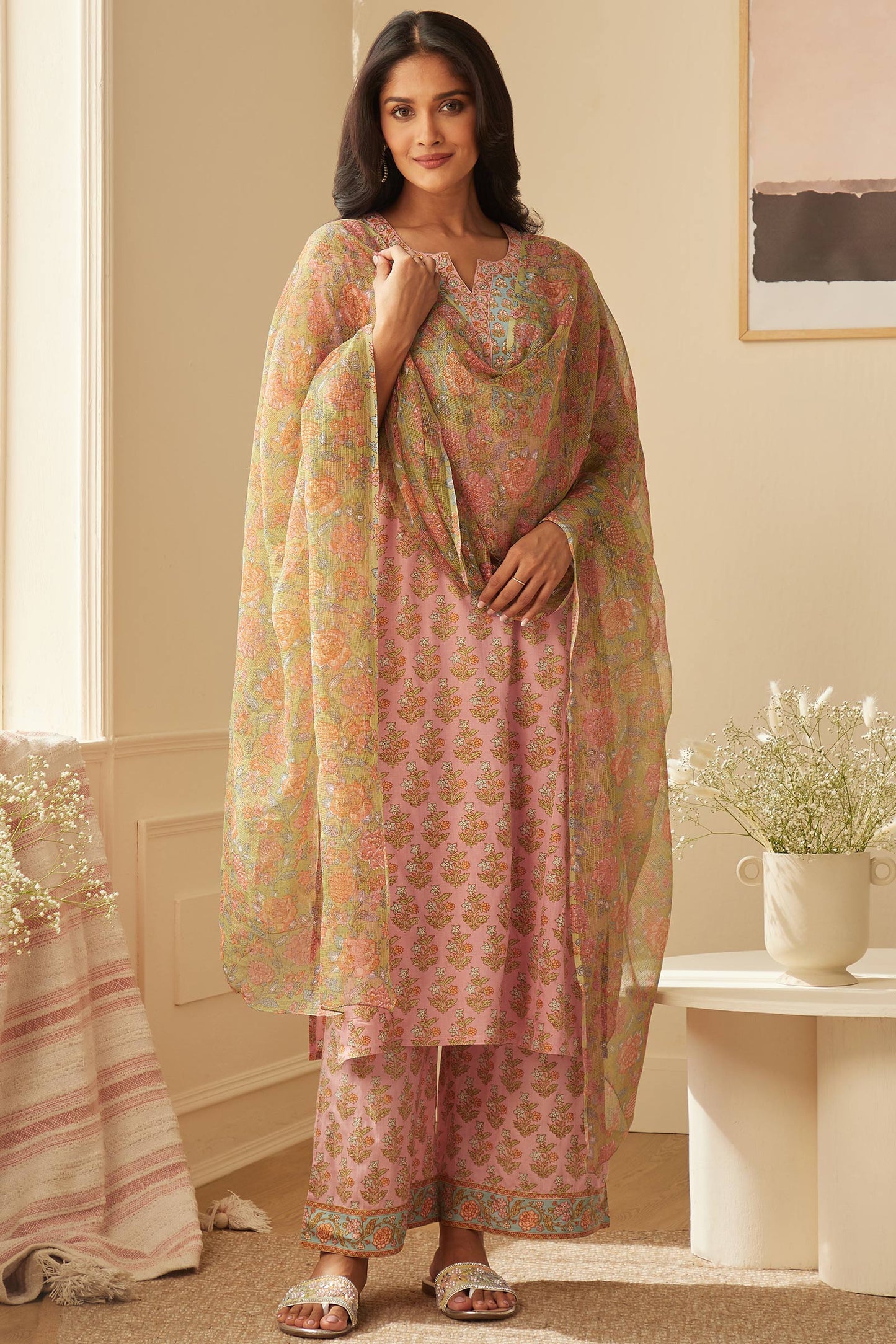Mehrunissa Farah Sanganeri Kurta