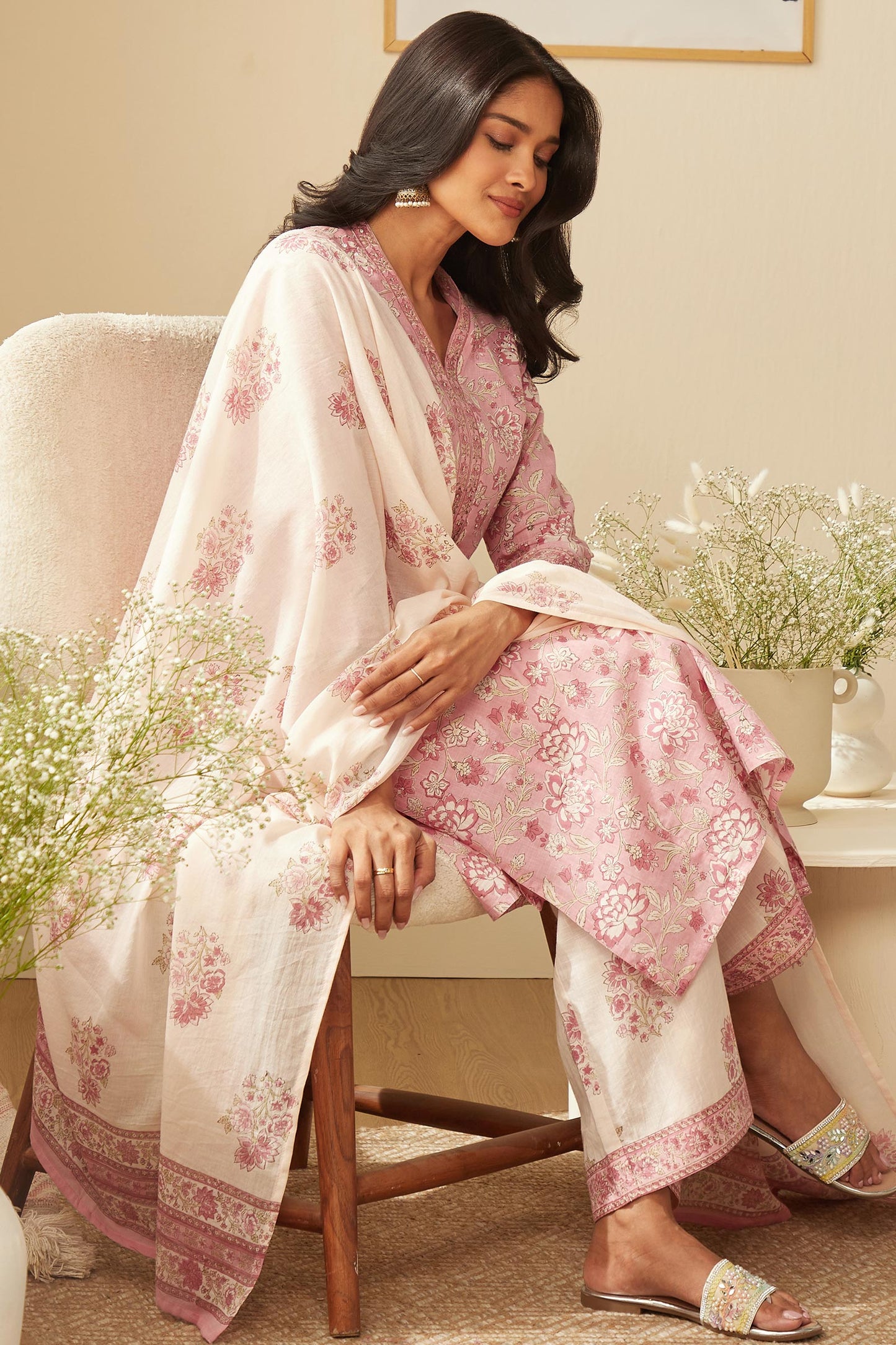 Rosheen Ruhi Sanganeri Kurta