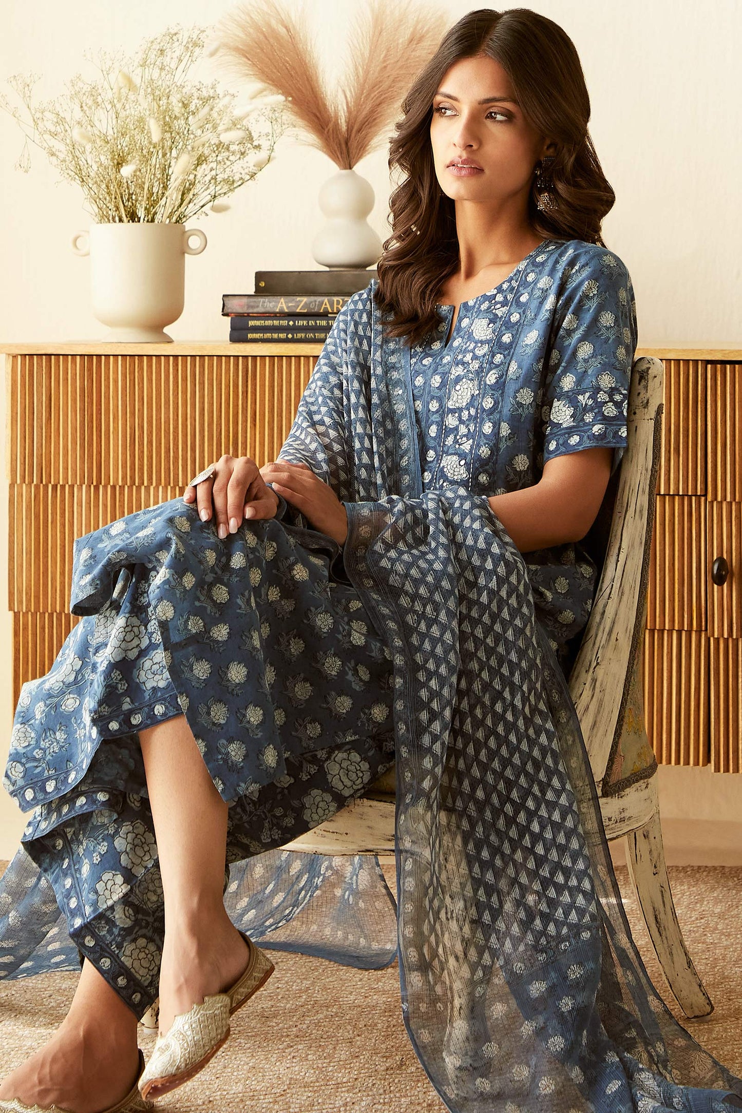 Sehra Zoya Indigo Kurta