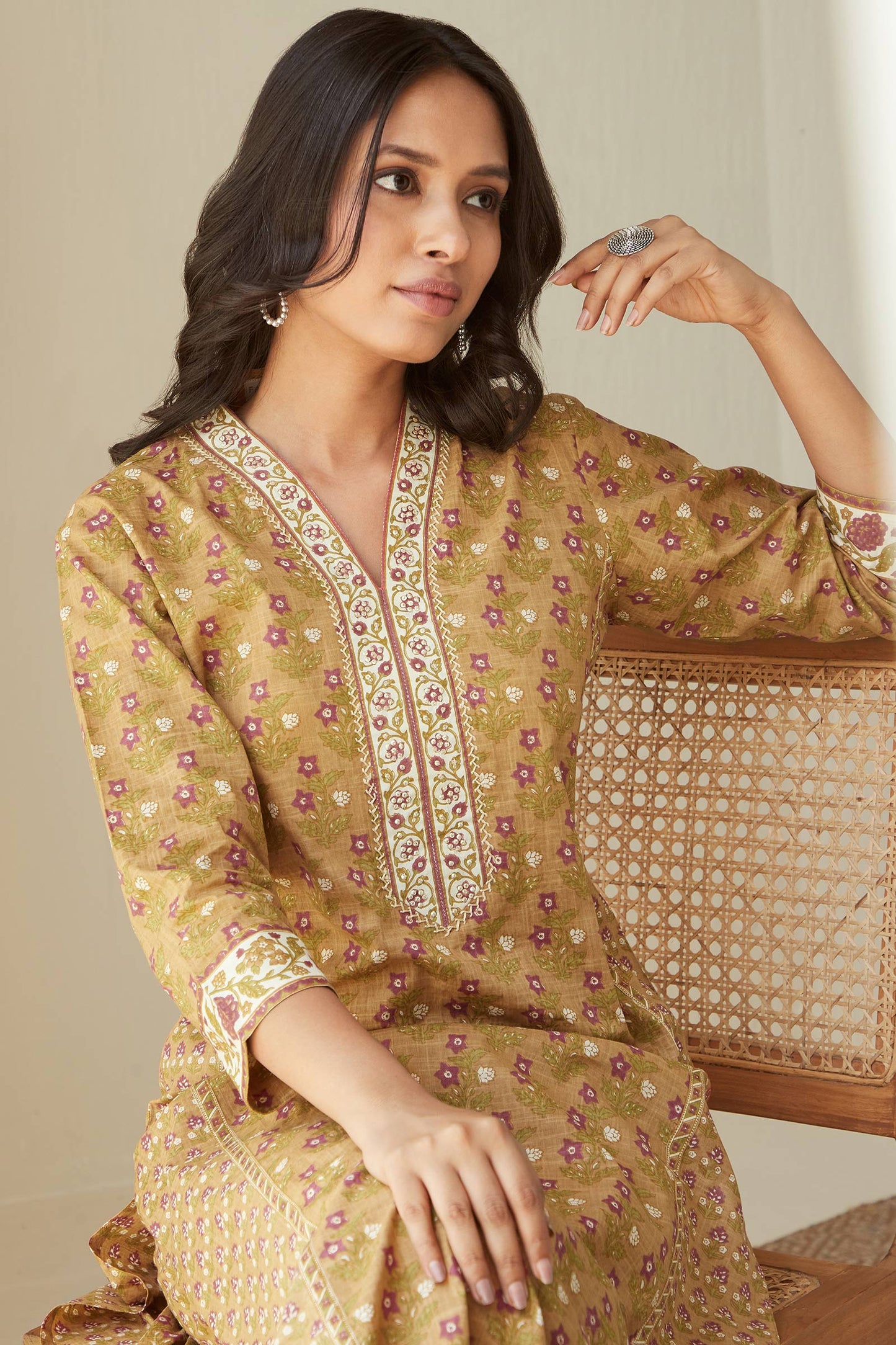 Rosheen Aliyah Sanganeri Kurta