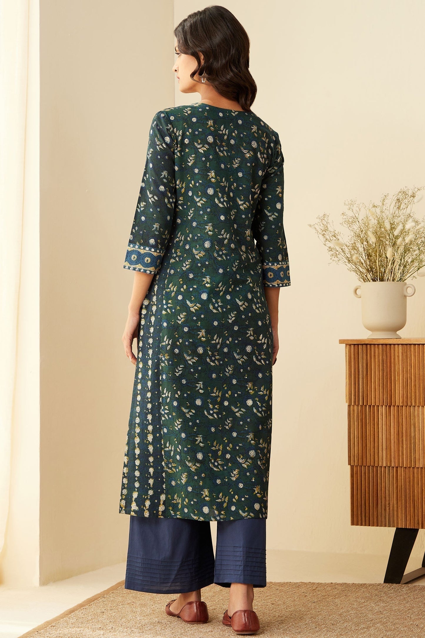 Sehra Samina Bagru Kurta