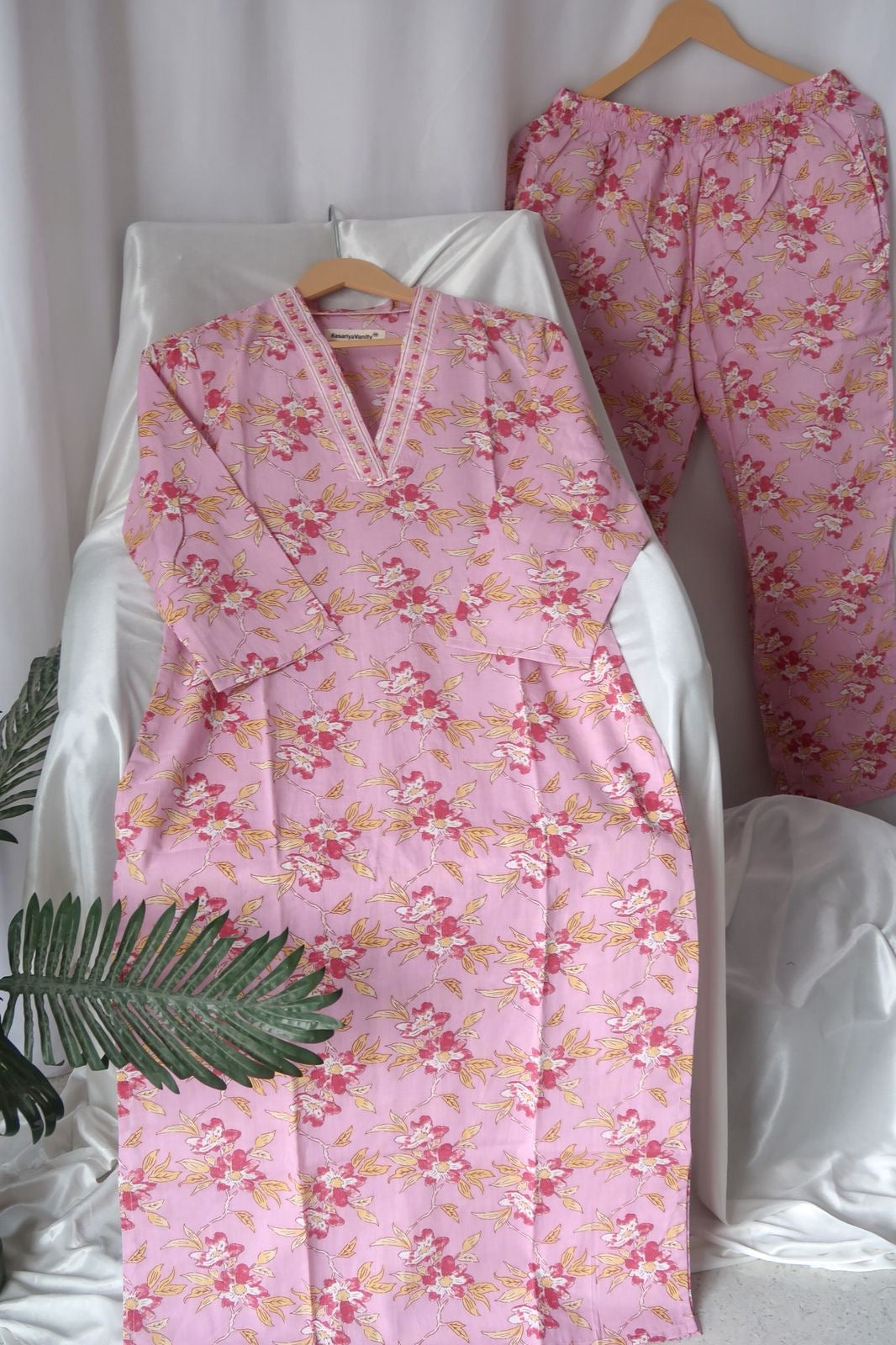 Pink Blossom Suit Set - Raahat6.0