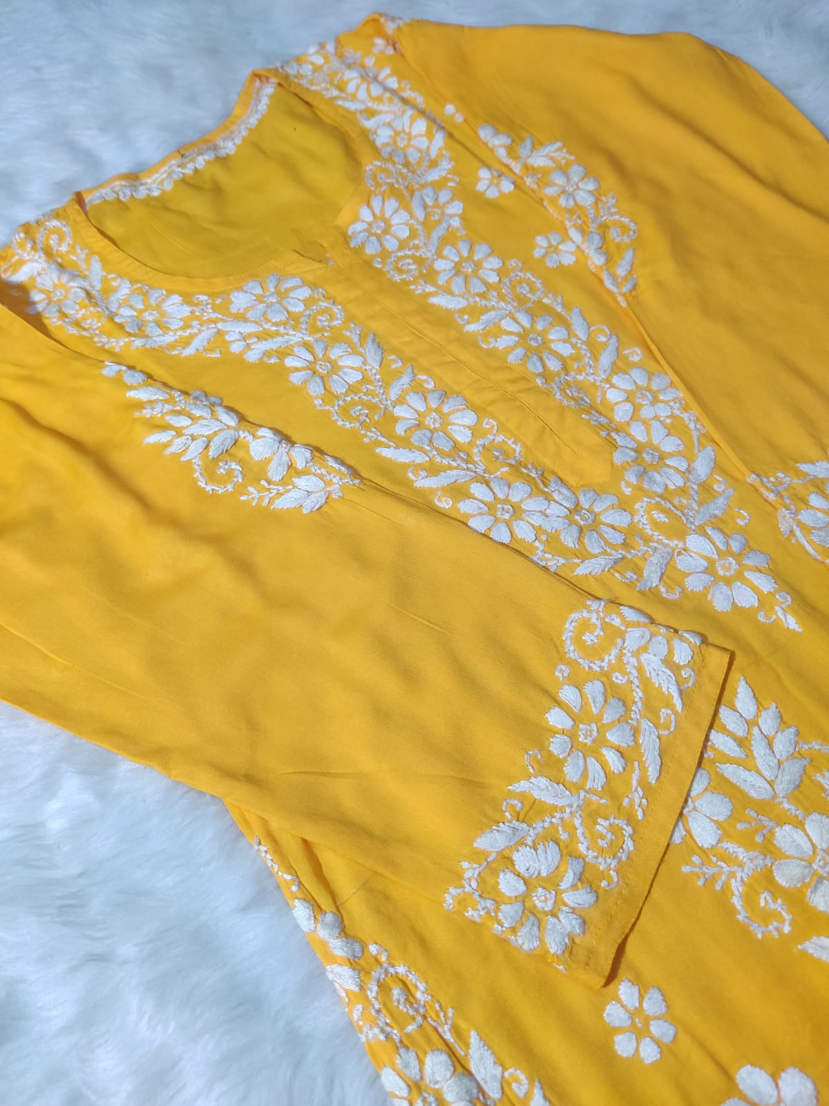 Noorie Premium Straight Chikankari Kurti
