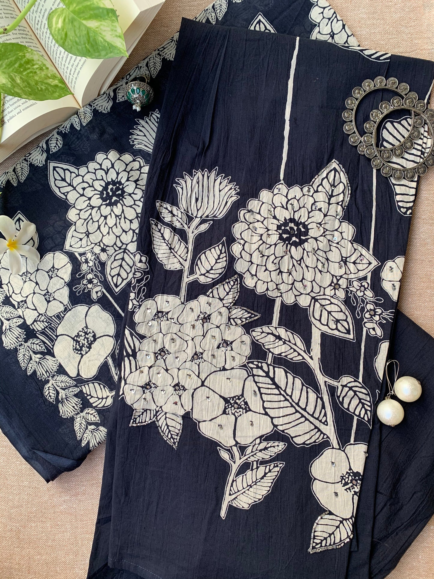 "Sur" Cotton Kurta Set(3pc)