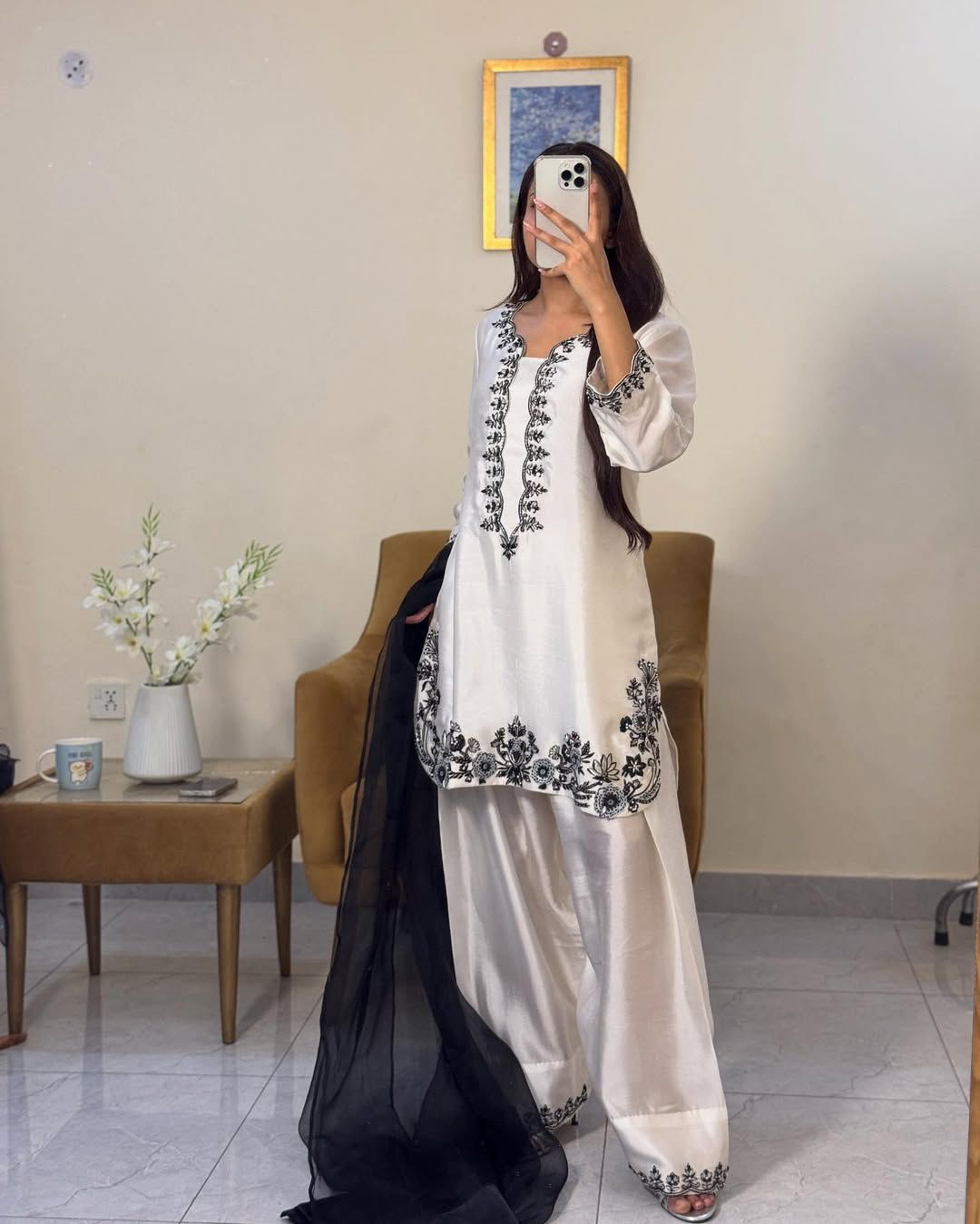 Arctic Pearl Farshi Salwar Set Limited Edition