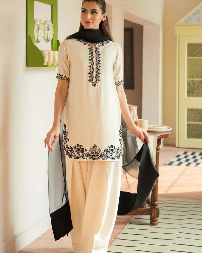 Arctic Pearl Farshi Salwar Set Limited Edition