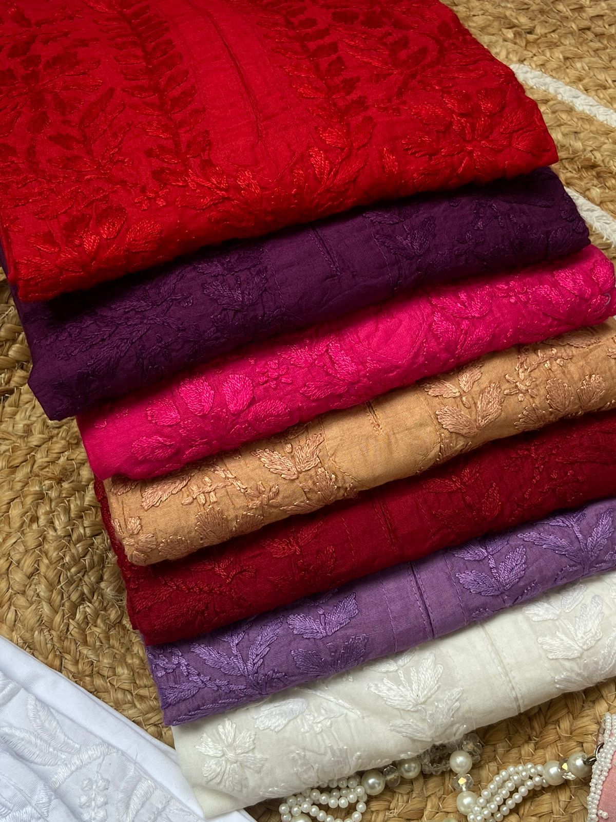 Premium Chanderi Kurti Dyed Set