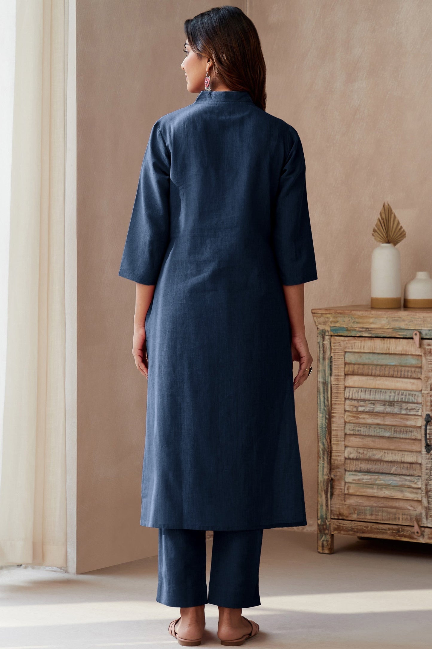 Roza Seher Twilight Blue Kurta